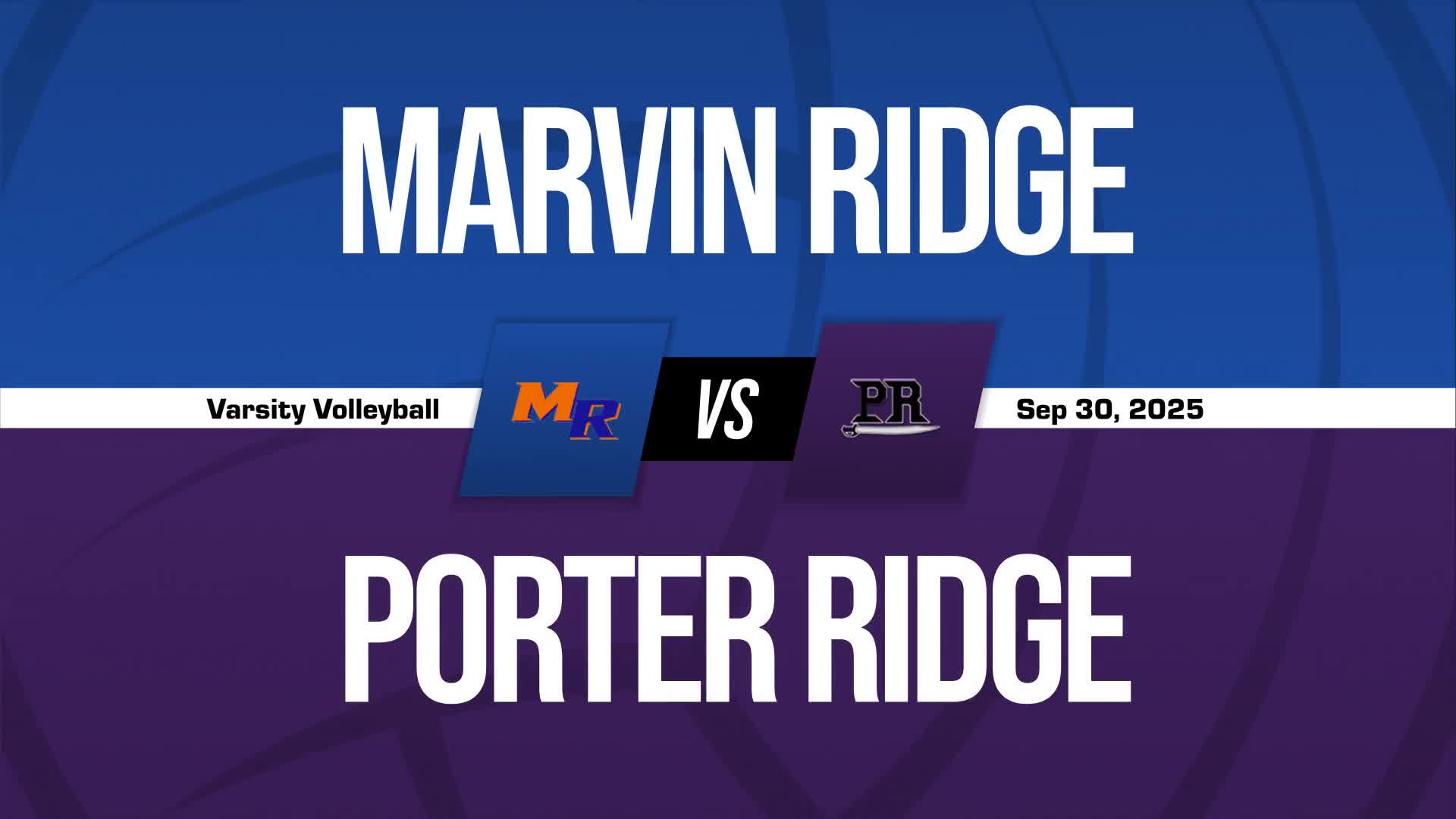 Volleyball Recap: Marvin Ridge Beats Porter Ridge for Their 11th