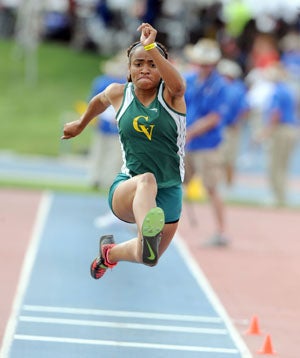 Triple jump champion Kennedy Jones