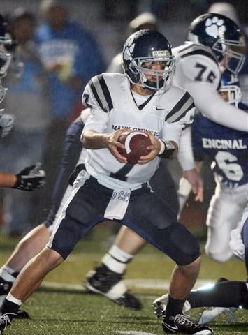Marin Catholic QB Nate Kristoff ran offense superbly.