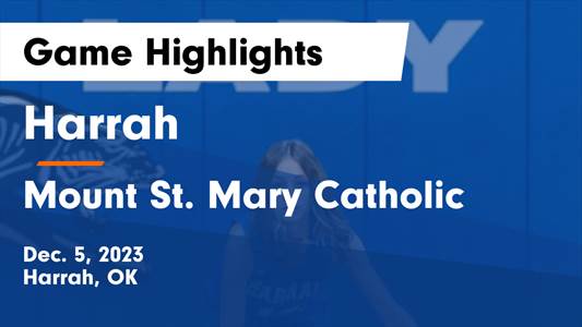Harrah vs. Mount St. Mary