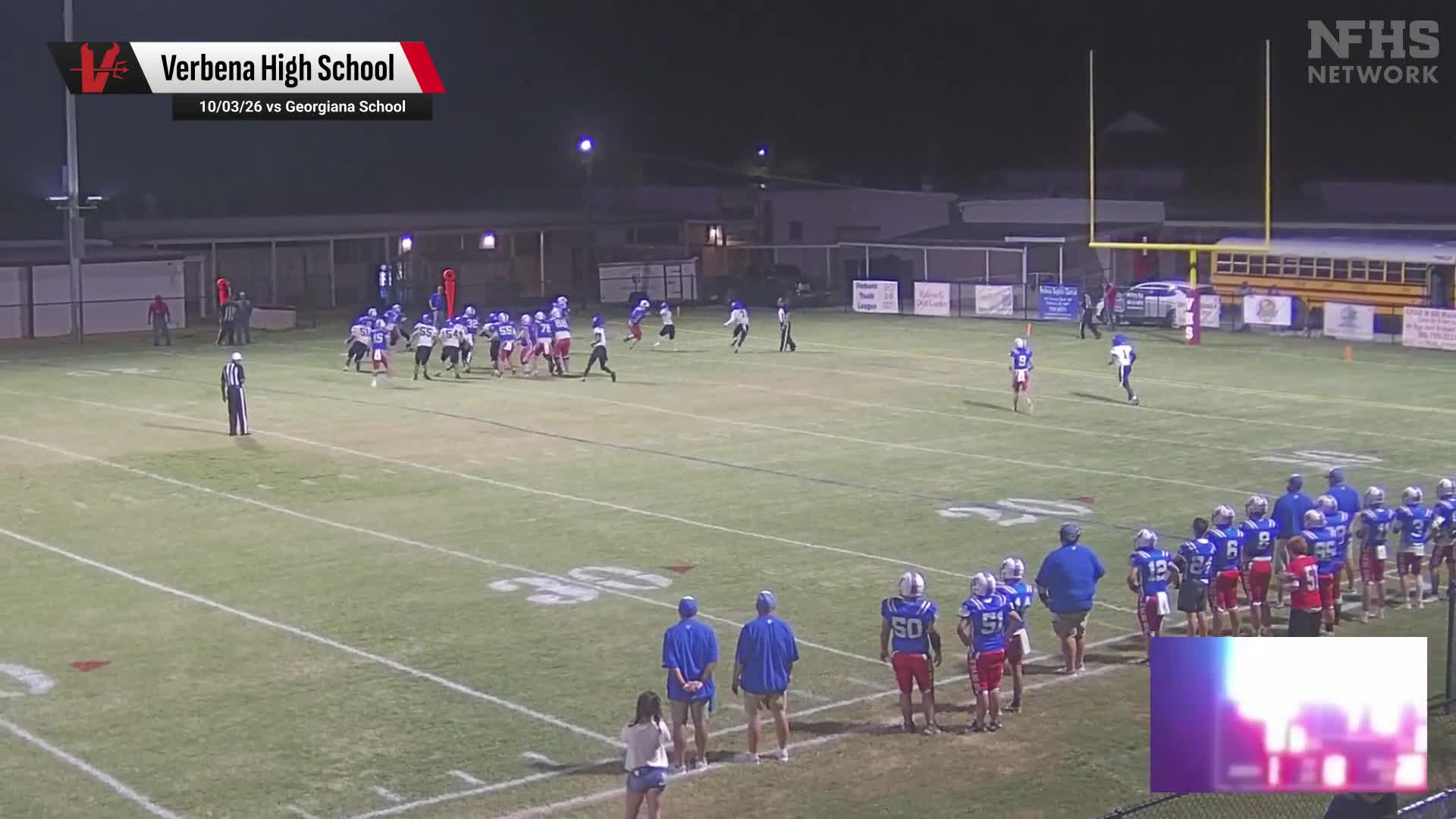 Football Recap: Verbena Piles Up the Points Against Red Level