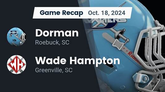 Football Recap: Wade Hampton Comes Up Short