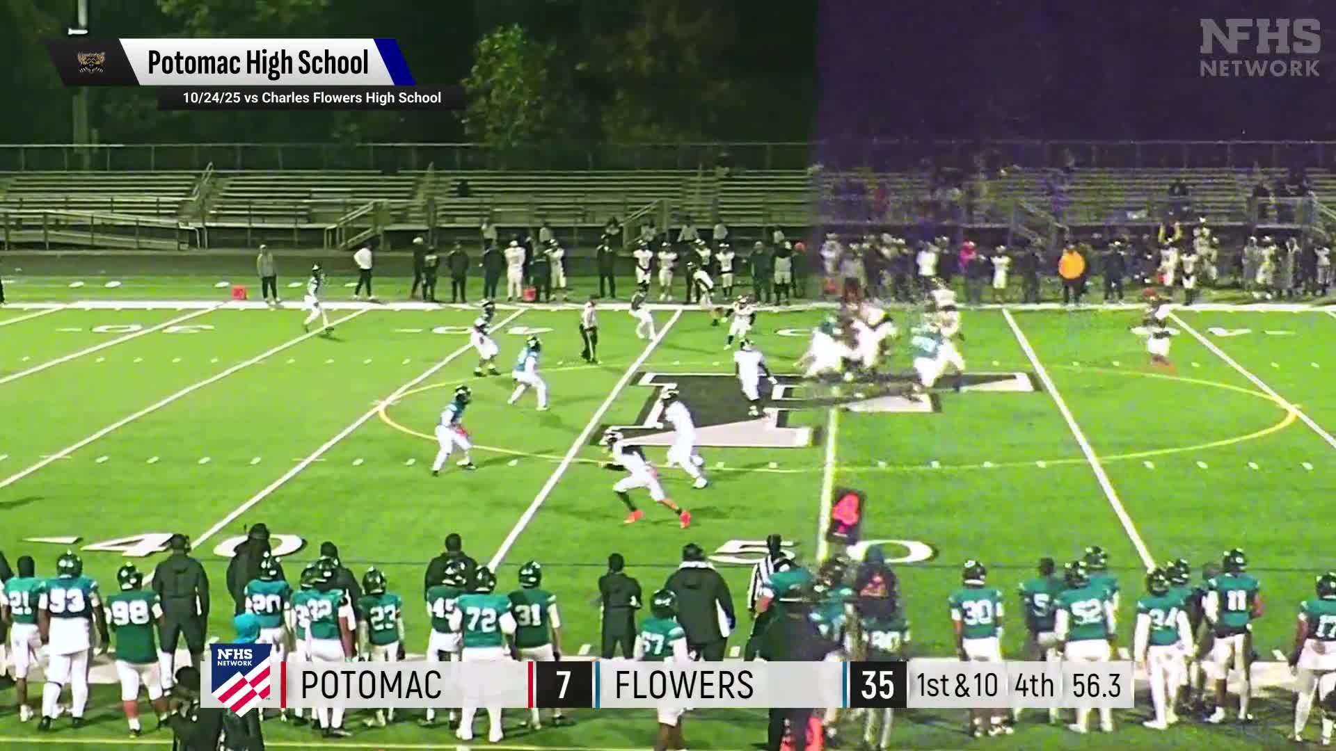 Football Recap: Potomac Piles Up the Points Against Bladensburg