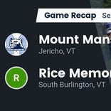 Football Game Recap: Burlington/South Burlington vs. Rice Memori