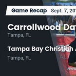 Football Game Recap: Zephyrhills Christian Academy vs. Tampa Bay