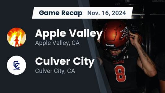 Football Recap: Apple Valley Falls Short of St. Bonaventure in t