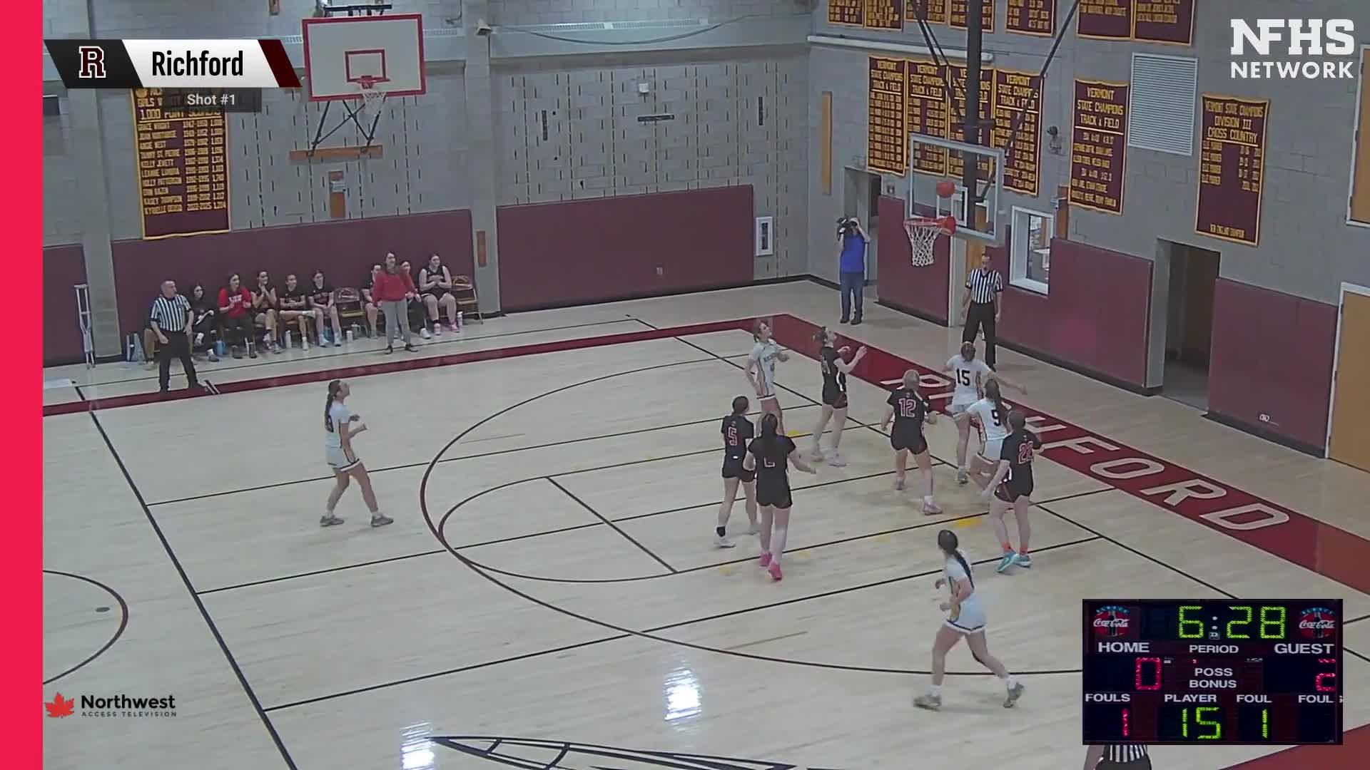 Basketball Recap: Richford Piles Up the Points Against Long Trail + How To Watch