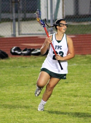 Club lacrosse has helped Trecki develop her skills
to a higher level.
