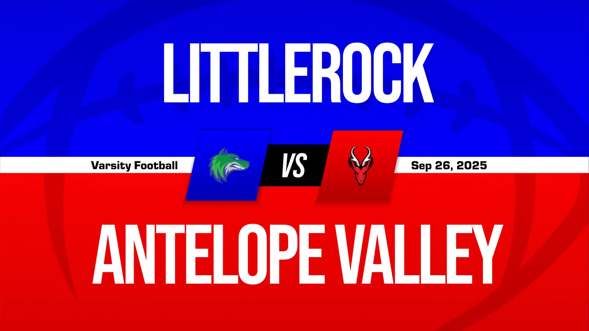 Football Game Preview: Littlerock Lobos vs. Palmdale Falcons + How To Watch