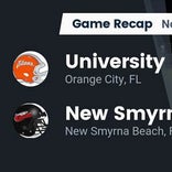 University vs. New Smyrna Beach