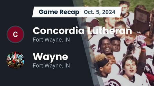 Football Recap: Fort Wayne Concordia Lutheran Comes Up Short