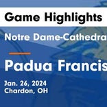 Basketball Game Recap: Notre Dame-Cathedral Latin Lions vs. Villa Angela-St. Joseph Vikings