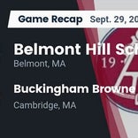 Football Game Preview: St. Sebastian's School vs. Belmont Hill