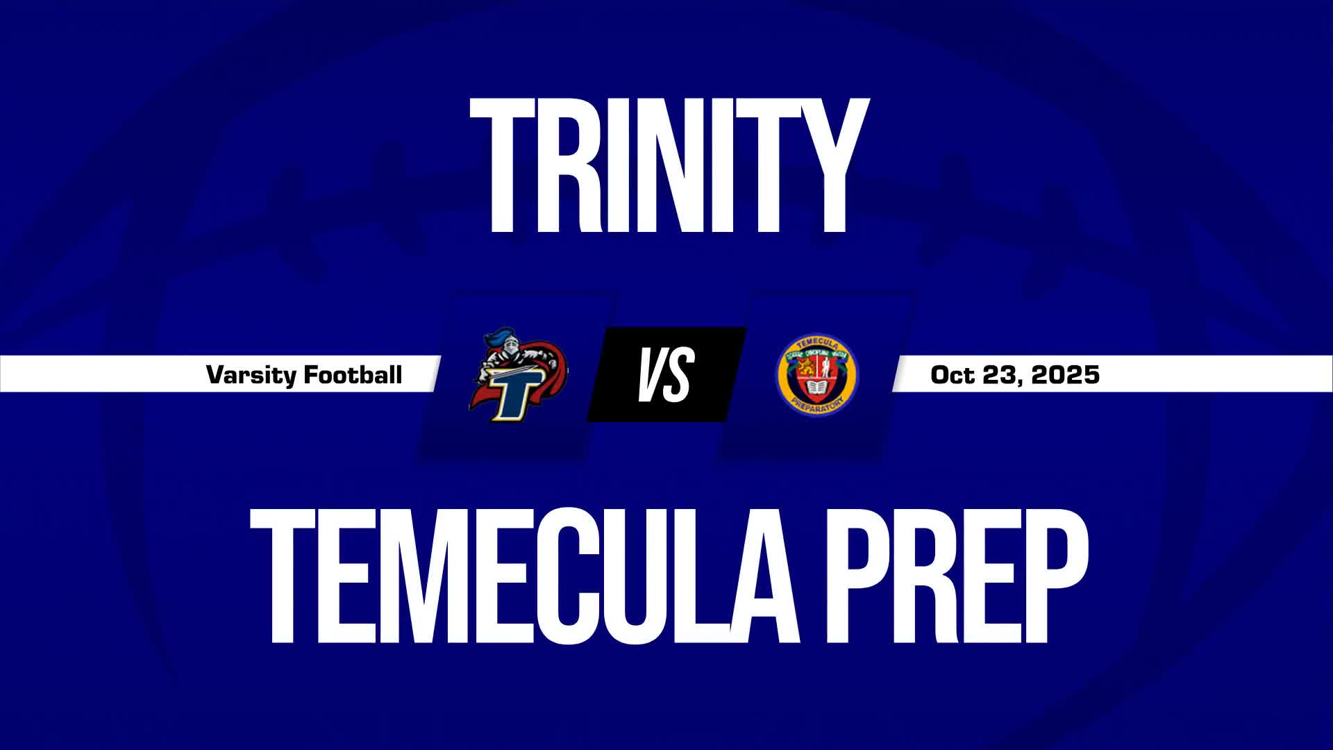Patrick Cherry Game Report: @ Temecula Prep