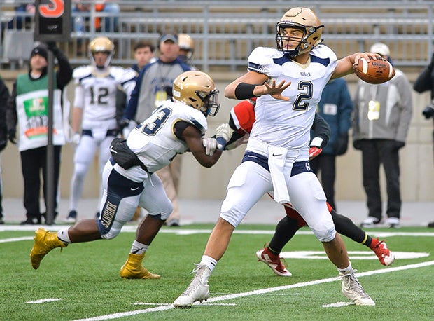 Akron Hoban quarterback Danny Clark is headed to Kentucky. 