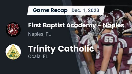 Football Game Recap: Trinity Catholic Celtics vs. Cardinal Mooney Cougars