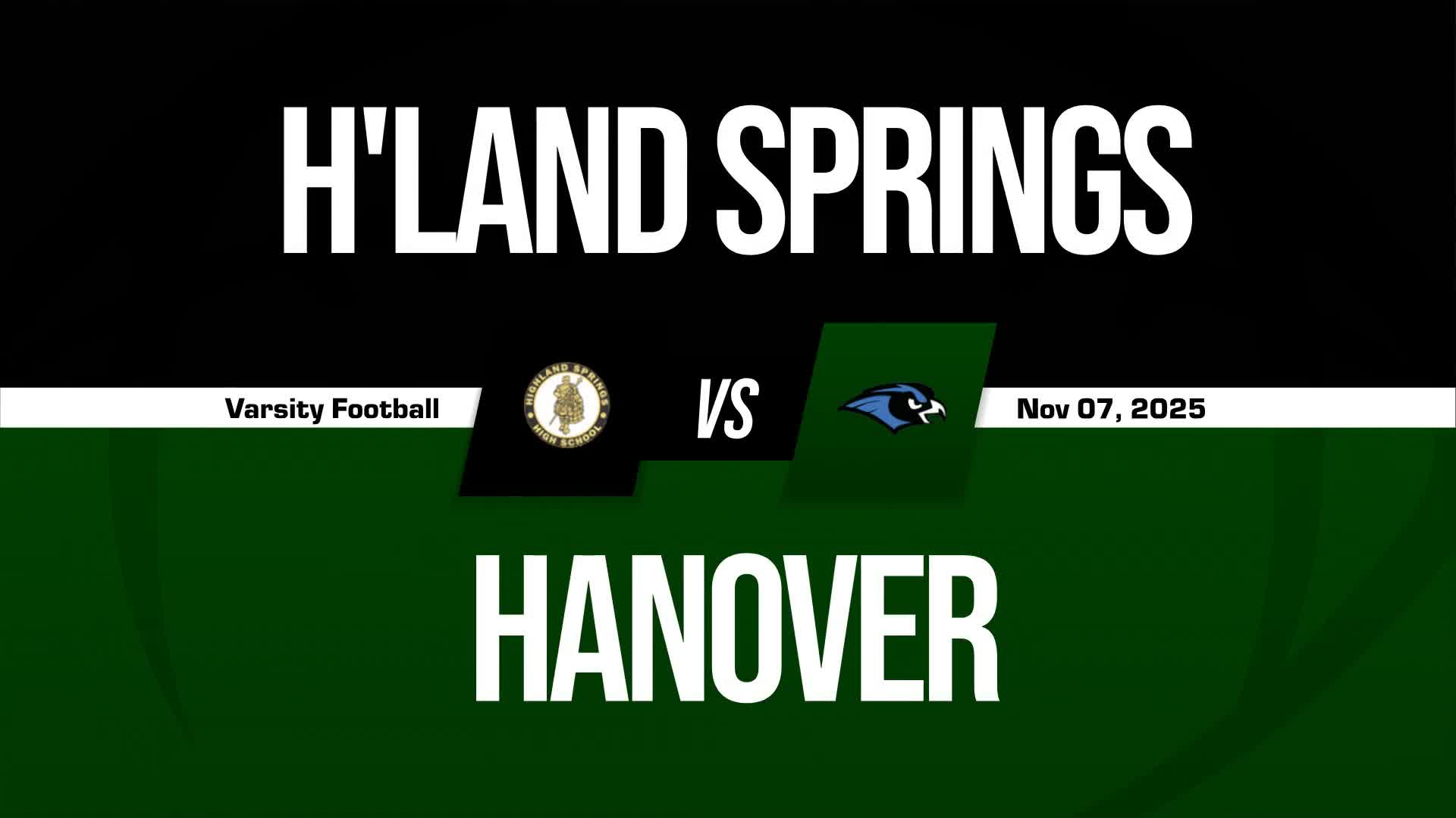 Football Game Preview: Highland Springs Springers vs. Indian River Braves + How To Watch