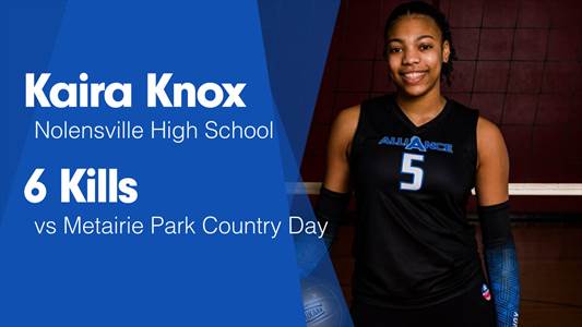 Kaira Knox Game Report: vs Brentwood