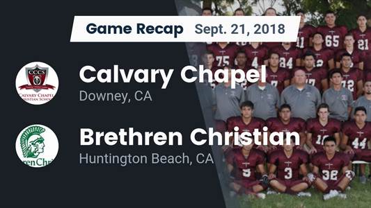 Football Game Preview: St. Michael's Prep vs. Calvary Chapel