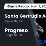 Football Game Recap: Progreso Red Ants vs. Santa Gertrudis Academy Lions