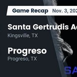 Progreso vs. Santa Gertrudis Academy