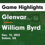 Basketball Game Recap: William Byrd Terriers vs. Glenvar Highlanders