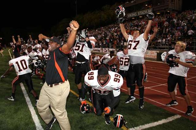 The Lakeland dance party is on as soon as Davonte Gilmore made the game-ending tackle.