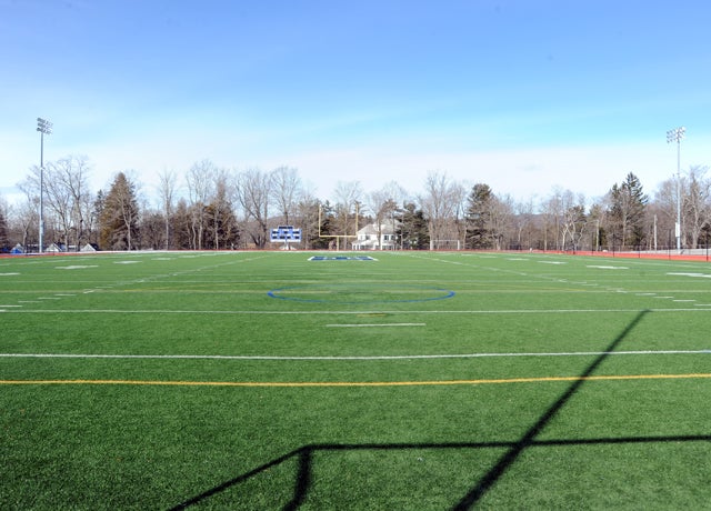 If you stand on the first tee of the Hotchkiss Golf Course and turn 180 degrees, you can look onto the school's multi-sport turf facility, Sprole Field.