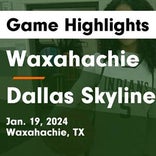 Basketball Game Recap: Waxahachie Indians vs. Skyline Raiders
