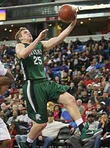 Travis Pacos left the football
team in August to focus on
basketball.