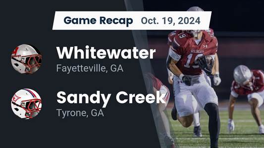 Football Recap: Sandy Creek Beats Whitewater for Their Eighth Straight  Win