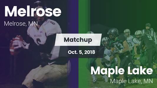 Football Game Recap: Maple Lake vs. Melrose