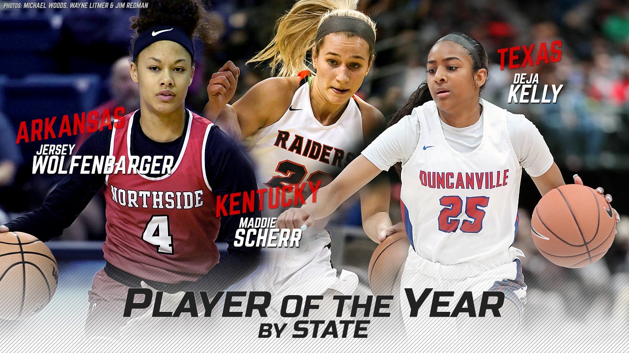 High school girls basketball players of the year in all 50 states