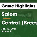 Basketball Game Recap: Breese Central Cougars vs. Columbia Eagles