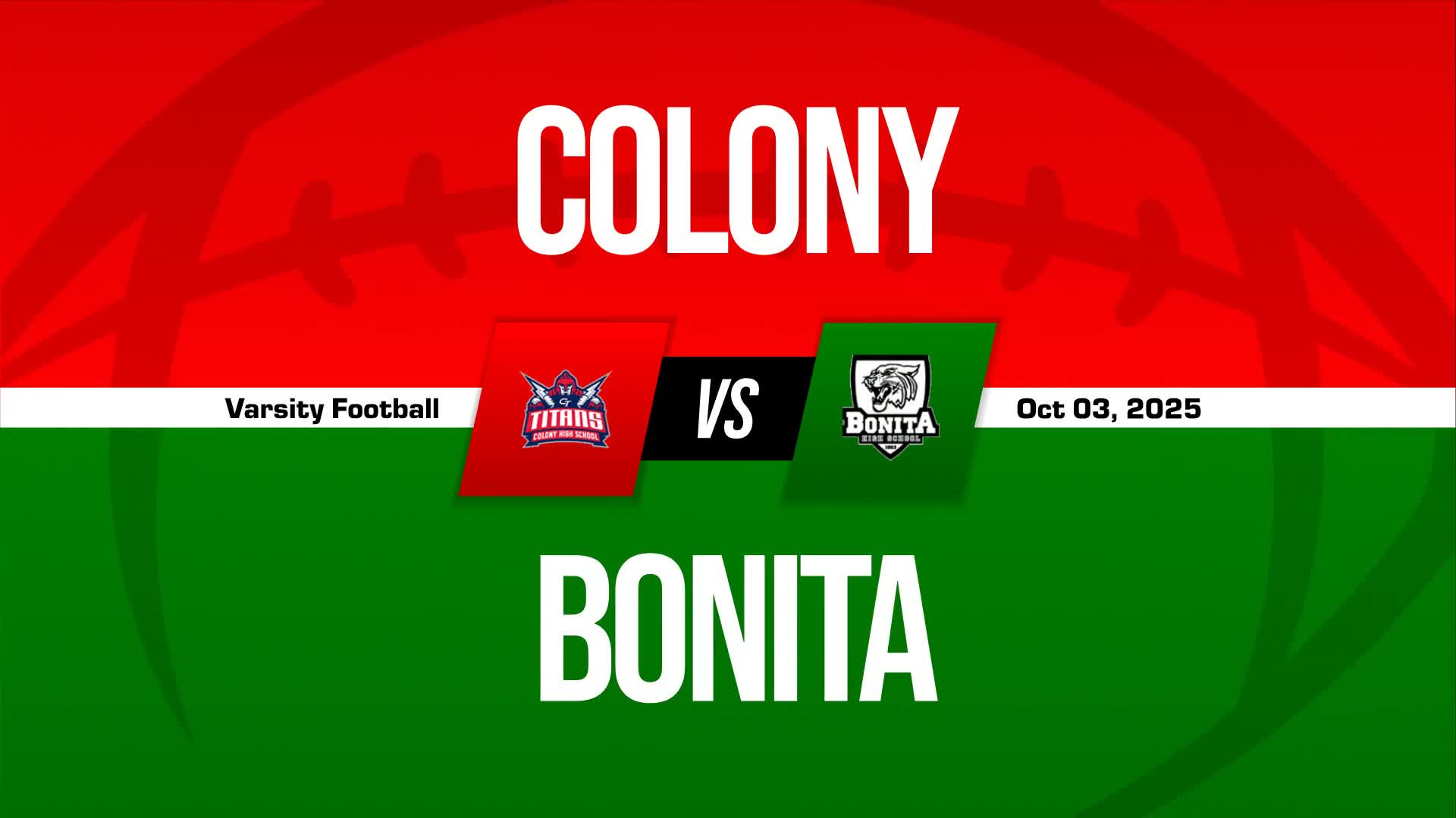 Football Recap: Colony Comes Up Short + How To Watch