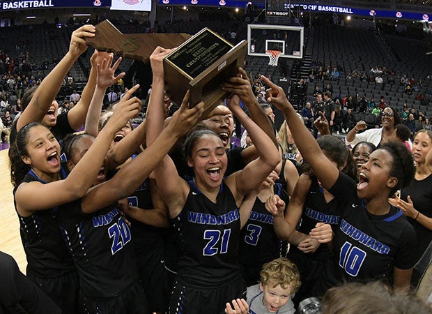 Windward celebrates its second state title.