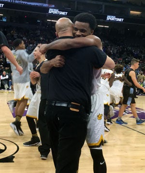 A Mission bear hug.