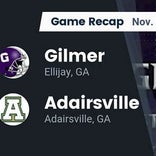 Football Game Recap: Gilmer Bobcats vs. Adairsville Tigers