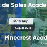 Football Game Recap: Pinecrest Academy vs. Mount de Sales Academ