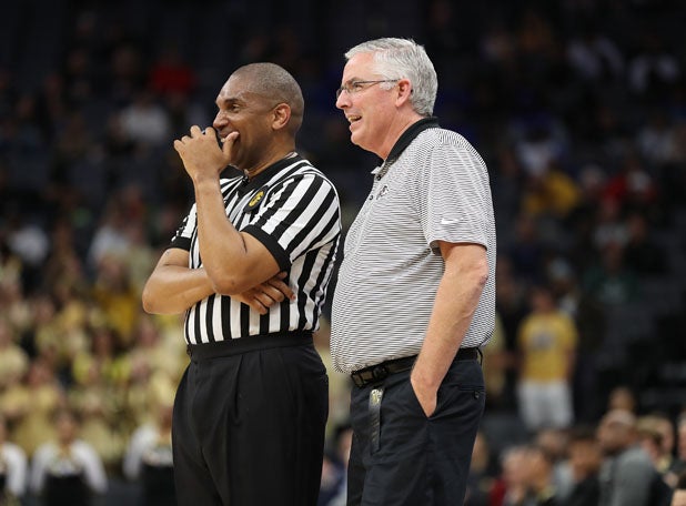 At the end of the day — and during the games — referees are just people too. 