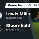 Football Game Recap: Lewis Mills Spartans vs. Bloomfield Warhawks