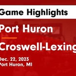 Basketball Game Recap: Croswell-Lexington Pioneers vs. Port Huron Red Hawks