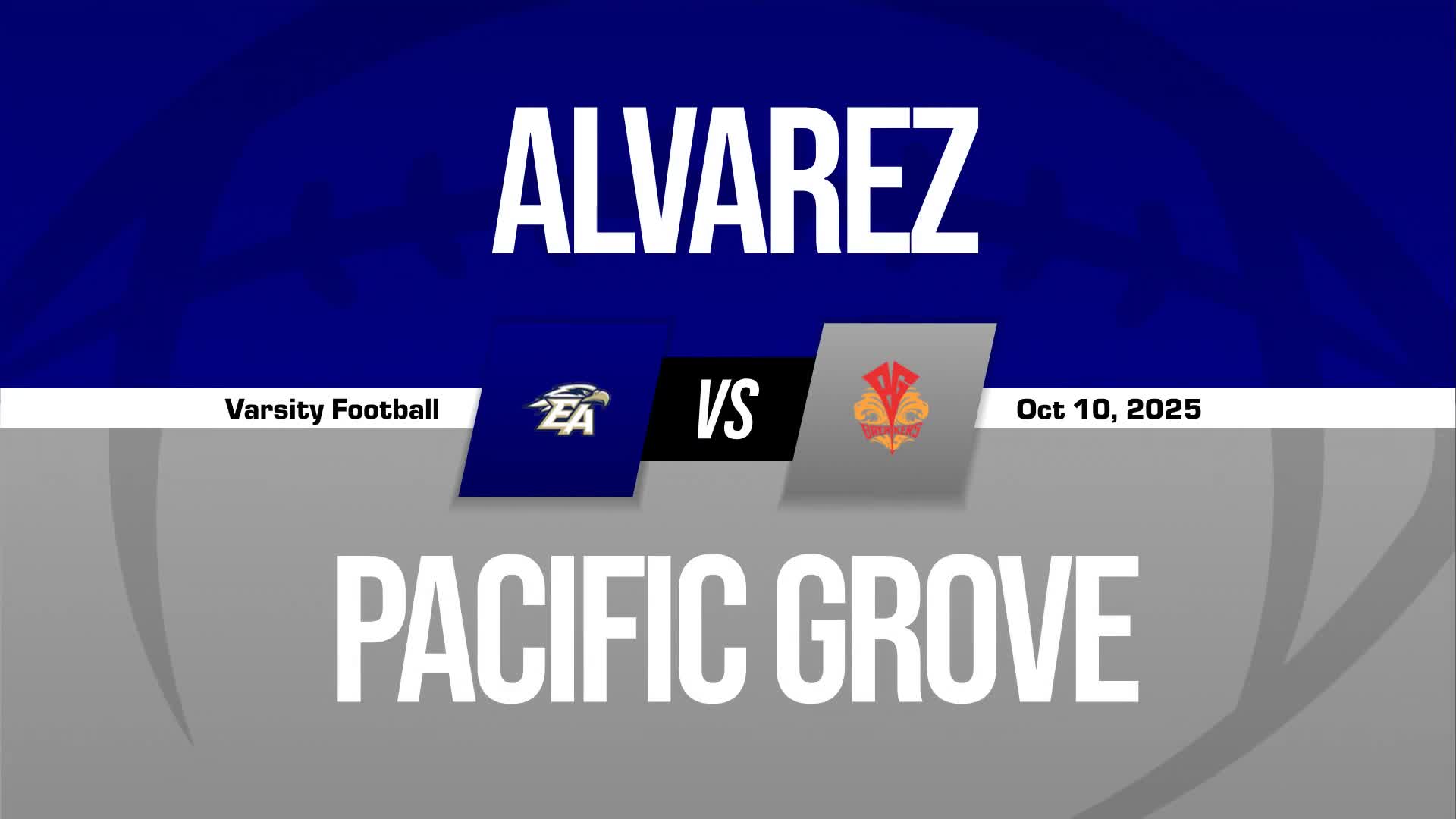 Football Game Preview: Everett Alvarez Eagles vs. Stevenson Pira