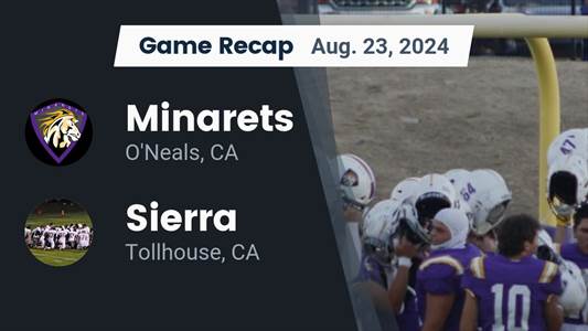 Football Game Preview: Sierra Plays at Home
