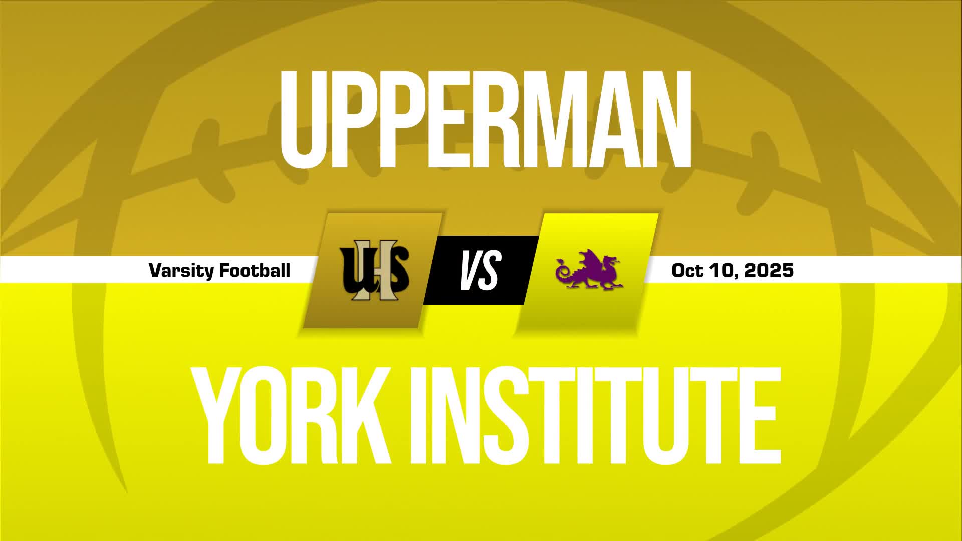 Football Recap: Upperman Extends Winning Streak to Four + How To Watch