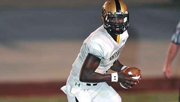 Swoopes ran for three touchdowns and passed for another three.