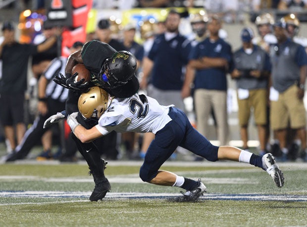 Archbishop Hoban safety Matt Salopek leads the D-III No. 1 team into Friday action against Padua Franciscan.