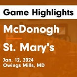Basketball Game Preview: St. Mary's Saints vs. McDonogh Eagles