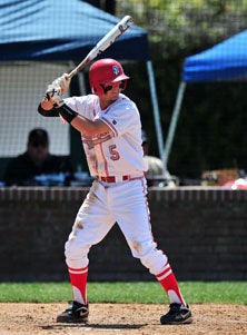 Hayden Nielsen had a key two-run
double and played stellar defense
for Spanish Fork.