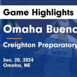 Creighton Prep falls despite big games from  Dillon Claussen and  Trinell Parker